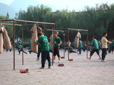 Kung Fu Trainees in Shaolin Si