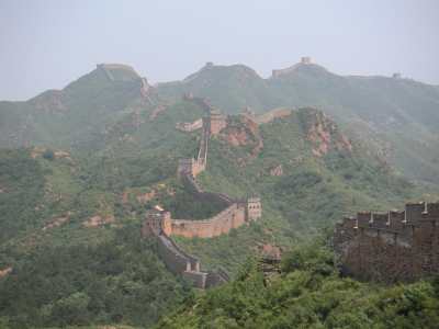 Muur bij Jishanling Simatai