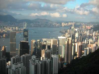 Hong Kong vanaf Victoria Peak