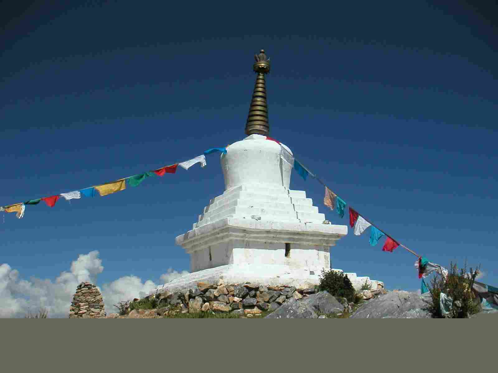 Stupa bij Ganden Klooster - Tibet